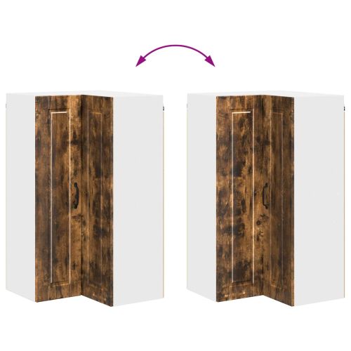 Стенно ъглово шкафче PORTO Димян дъб 57 x 57 x 100 см