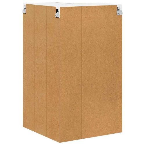 Стенно ъглово шкафче Старо дърво 57 x 57 x 100 см