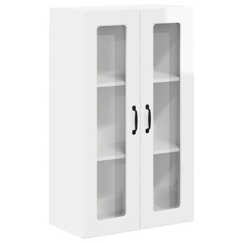 Кухненски шкаф Лъскаво бяло 60 x 31 x 100 см Инженерно дърво