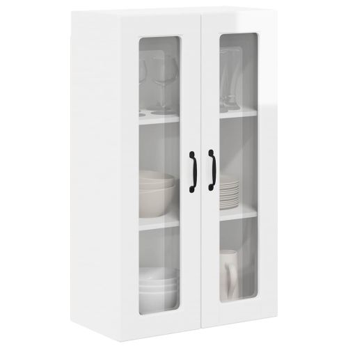 Кухненски шкаф Лъскаво бяло 60 x 31 x 100 см Инженерно дърво