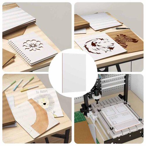 Декор панели 150 pcs Бяло 15 x 21 x 0.27 см Инженерно дърво