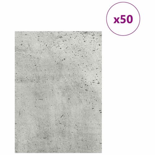 Декор панели 50 pcs Циментено сиво 15 x 21 x 0.27 см