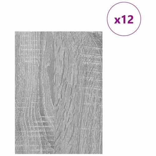 Декор панели 12 pcs Сив Сонома 15 x 21 x 0.27 см