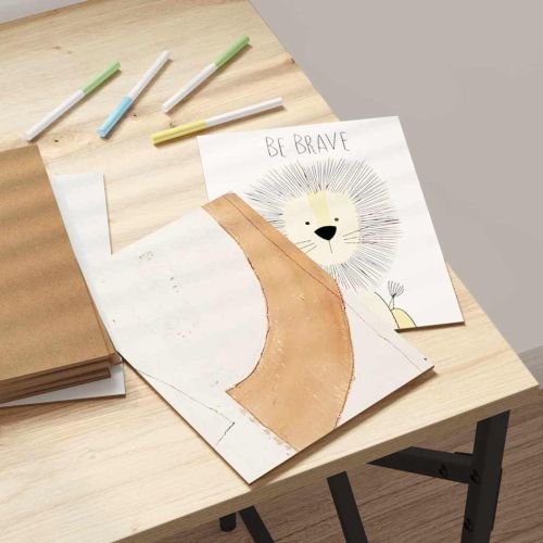 Декор панели 50 pcs Бяло 21 x 30 x 0,27 см Инженерно дърво