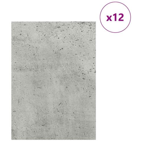 Декор панели 12 бр. Бетонно сиво 30 x 42 x 0,27 см