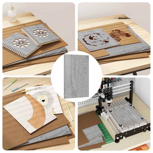 Декор панели 12 pcs Сив Сонома 30 x 42 x 0.27 см