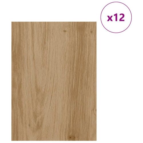 Декор панели 12 pcs Дъб 30 x 42 x 0.27 см Инженерно дърво