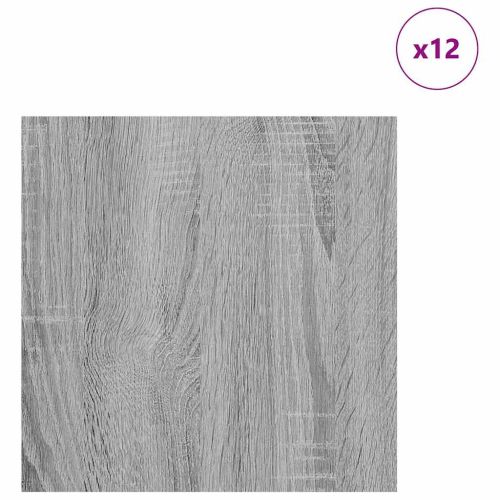 Декор панели 12 pcs Сив Сонома 30 х 30 х 0.27 см