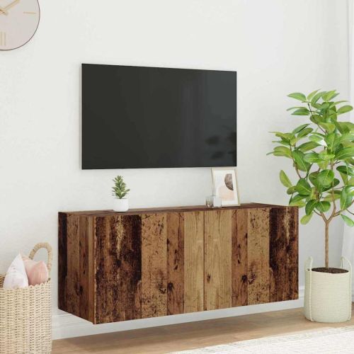 TV стенен шкаф Старо дърво 100 x 35 x 41 cm Инженерно дърво