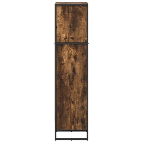 Шкаф за книги 40 x 30 x 121 см Инженерна дървесина Димящ дъб