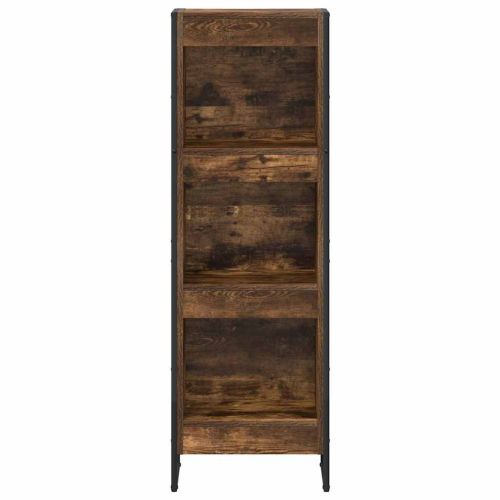 Шкаф за книги 40 x 30 x 121 см Инженерна дървесина Димящ дъб
