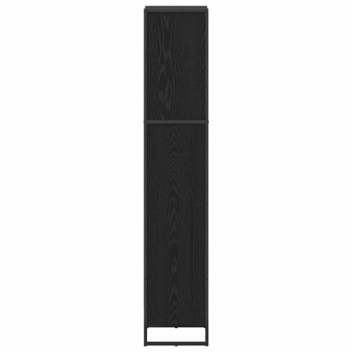 Шкаф за книги 40 x 30 x 155 см Инженерна дървесина Черния дъб
