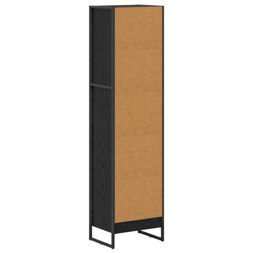 Шкаф за книги 40 x 30 x 155 см Инженерна дървесина Черния дъб