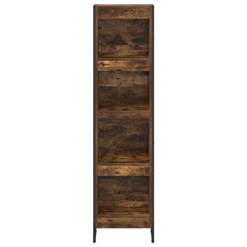 Шкаф за книги Димящ дъб 40 x 30 x 155 см Инженерно дърво