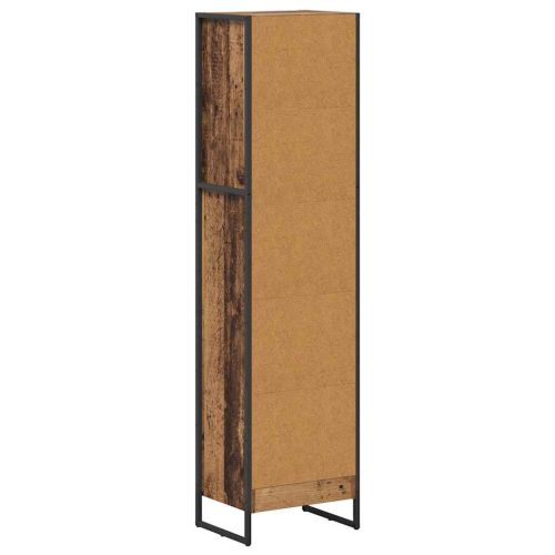 Шкаф за книги Старо дърво 40 x 30 x 155 см Инженерно дърво