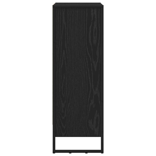 Шкаф за книги 60 x 30 x 86,5 см Инженерна дървесина Черния дъб