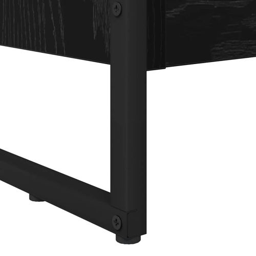 Шкаф за книги 60 x 30 x 86,5 см Инженерна дървесина Черния дъб