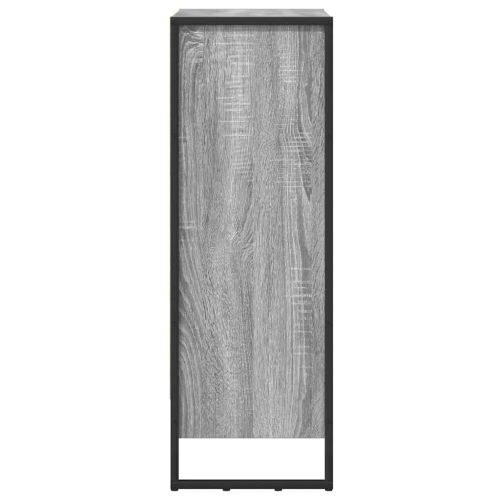 Шкаф за книги 60 x 30 x 86,5 см Инженерна дървесина Сив Сонома