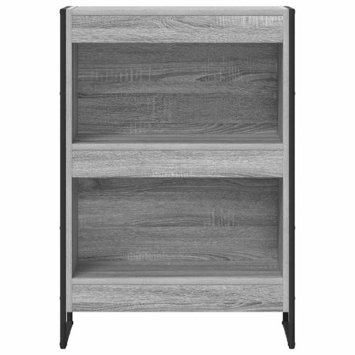 Шкаф за книги 60 x 30 x 86,5 см Инженерна дървесина Сив Сонома