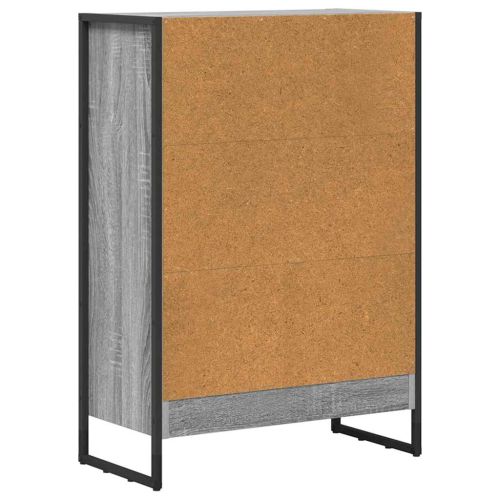 Шкаф за книги 60 x 30 x 86,5 см Инженерна дървесина Сив Сонома