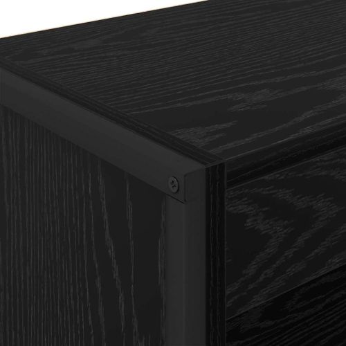 Шкаф за книги Черния дъб 60 x 30 x 121 см Инженерно дърво