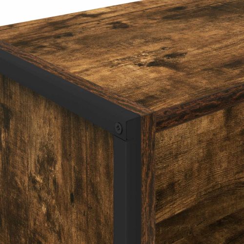 Шкаф за книги Димящ дъб 80 x 30 x 155 см Инженерно дърво