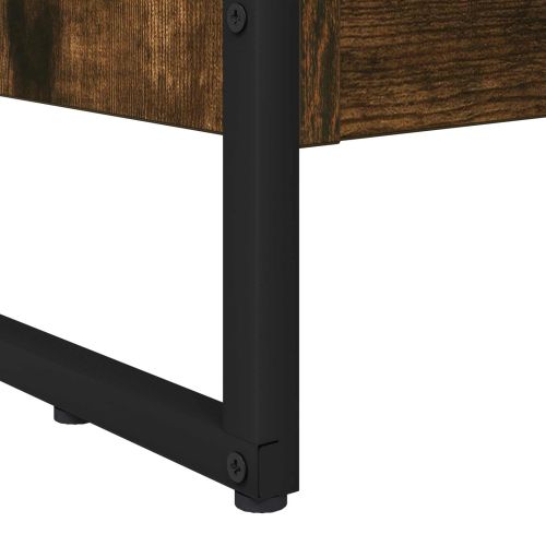 Шкаф за книги Димящ дъб 80 x 30 x 155 см Инженерно дърво