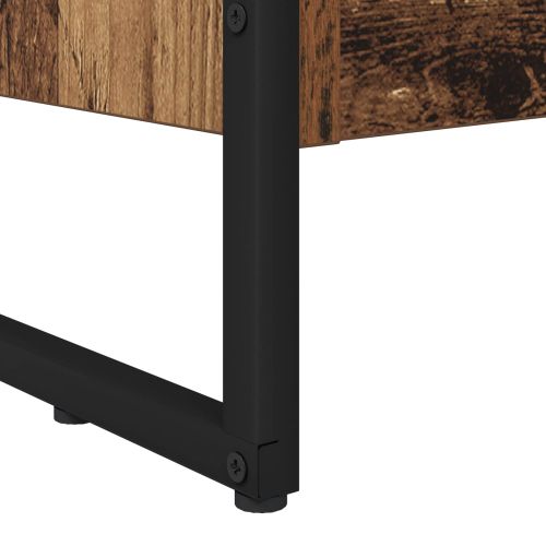 Шкаф за книги Старо дърво 80 x 30 x 155 см Инженерно дърво