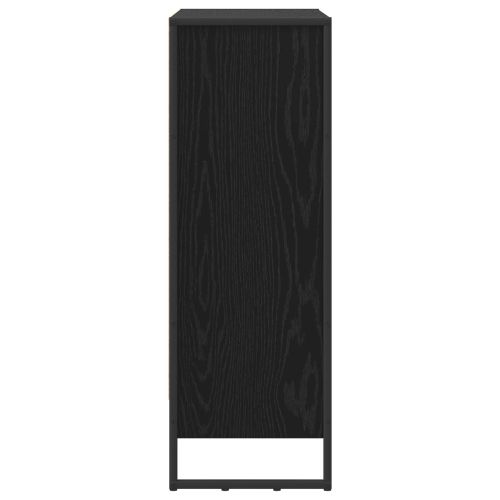 Шкаф за книги 80 x 30 x 86,5 см Инженерна дървесина Черния дъб