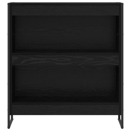 Шкаф за книги 80 x 30 x 86,5 см Инженерна дървесина Черния дъб