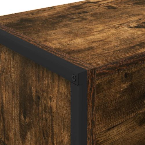 Шкаф за книги Димящ дъб 80 x 30 x 86,5 см Инженерно дърво