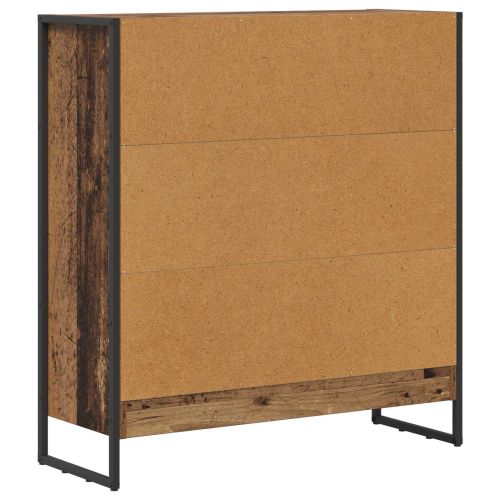 Шкаф за книги Старо дърво 80 x 30 x 86,5 см Инженерно дърво