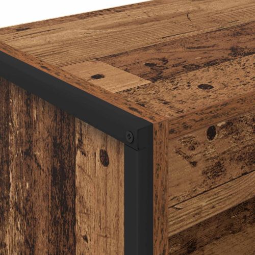 Шкаф за книги Старо дърво 80 x 30 x 86,5 см Инженерно дърво