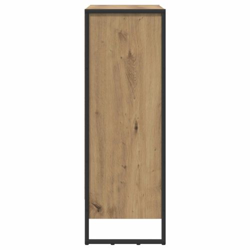 Шкаф за книги 80 x 30 x 86,5 см Инженерна дървесина Дъб Артизан