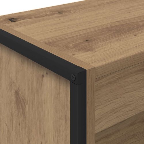 Шкаф за книги 80 x 30 x 86,5 см Инженерна дървесина Дъб Артизан