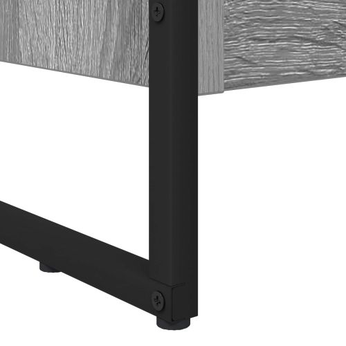 Шкаф за книги Сив Сонома 80 x 30 x 121 см Инженерно дърво