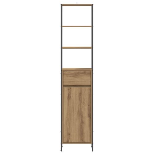 Шкаф за баня Дъб Артизан 40 x 30 x 180 см Инженерно дърво