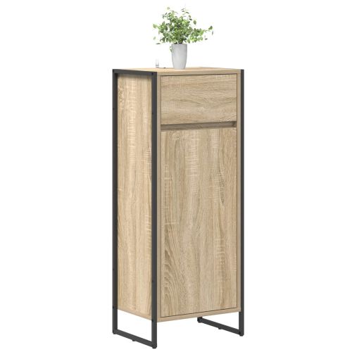 Шкаф за баня Сонома 40 x 30 x 100 см Инженерна дървесина