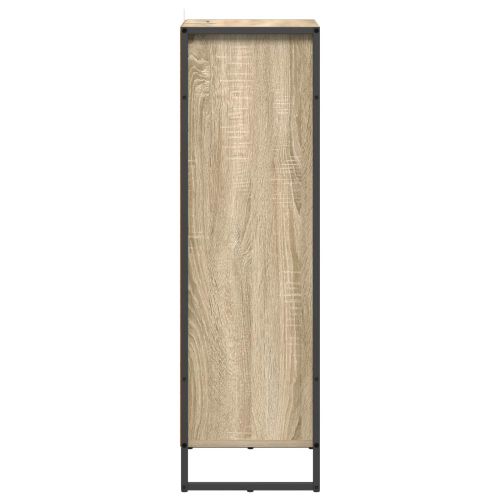Шкаф за баня Сонома 40 x 30 x 100 см Инженерна дървесина