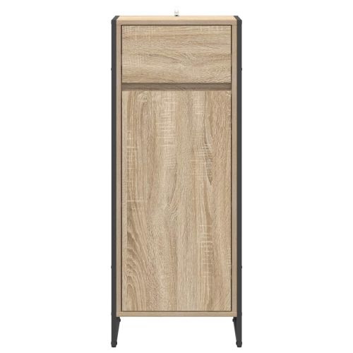Шкаф за баня Сонома 40 x 30 x 100 см Инженерна дървесина