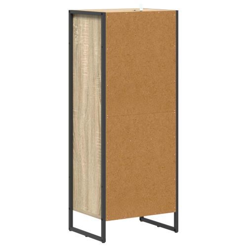 Шкаф за баня Сонома 40 x 30 x 100 см Инженерна дървесина