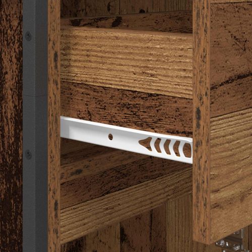 Шкаф за баня Старо дърво 40 x 30 x 100 см Инженерно дърво