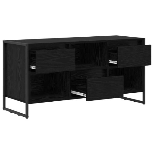 ТВ шкаф Черния дъб 100 x 36 x 49,5 см Инженерно дърво