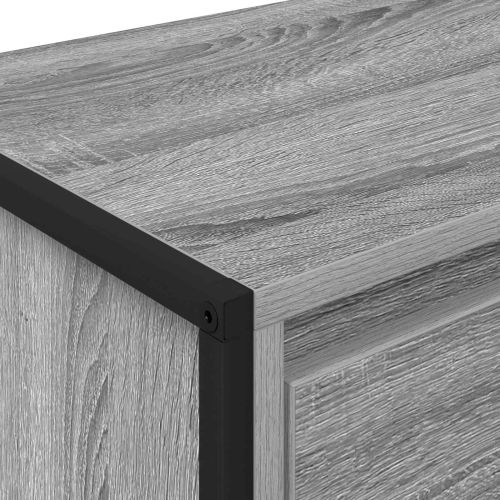 ТВ шкаф Сив Сонома 100 x 36 x 49,5 см Инженерно дърво