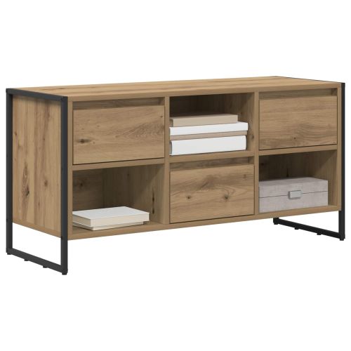 ТВ шкаф Дъб Артизан 100 x 36 x 49,5 см Инженерно дърво