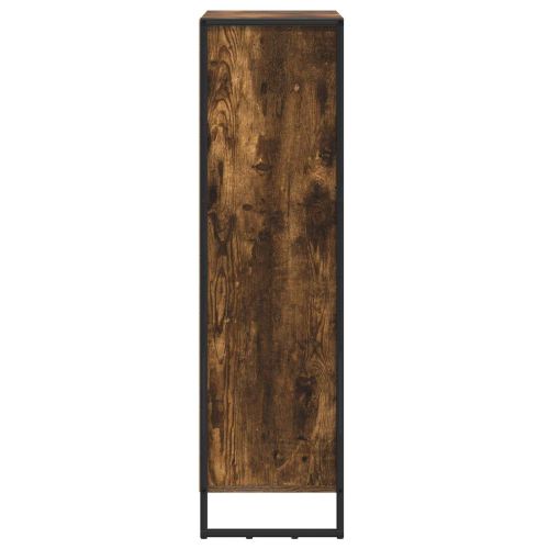 Шкаф за книги Димящ дъб 99.5 x 30 x 108.5 см Инженерно дърво