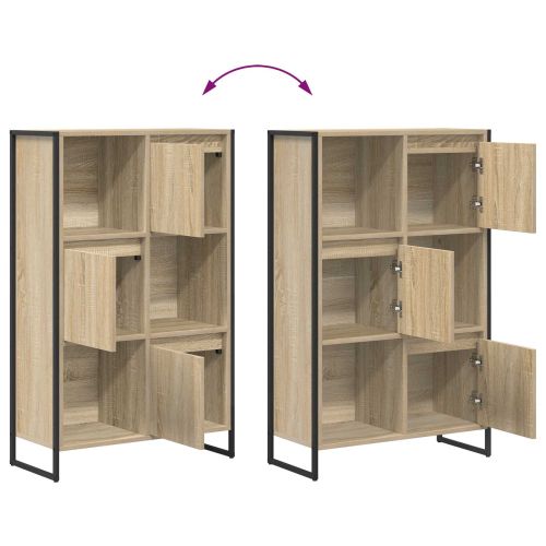 Шкаф за книги 68 x 30 x 108.5 см Инженерна дървесина Сонома