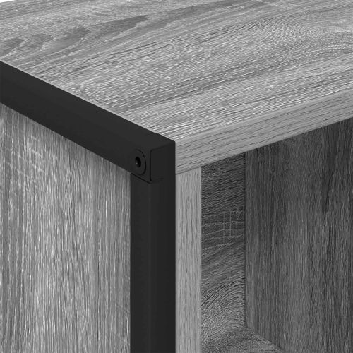 Шкаф за книги Сив Сонома 68 x 30 x 108.5 см Инженерно дърво