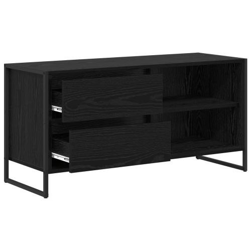 ТВ шкаф Черния дъб 100 x 36 x 49,5 см Инженерно дърво