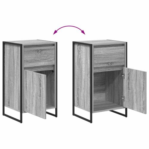 Служебен шкаф Сив Сонома 43 x 36 x 75,5 см Инженерно дърво